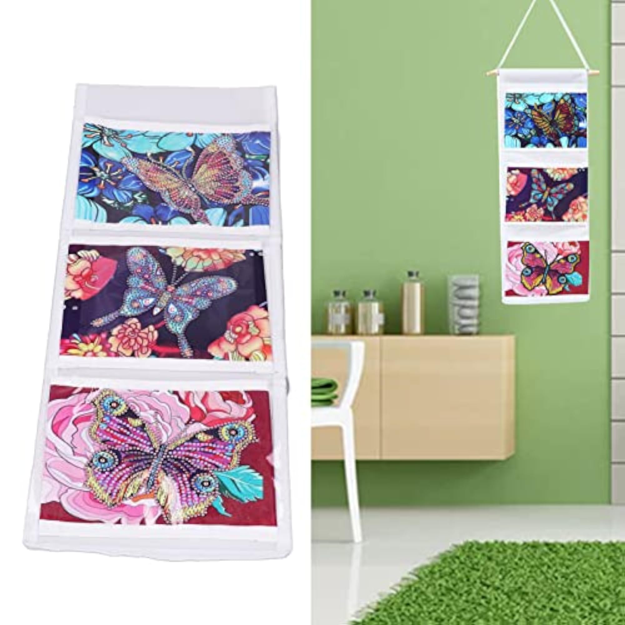 3 Slot Hanging Storage Bag, Large Capacity